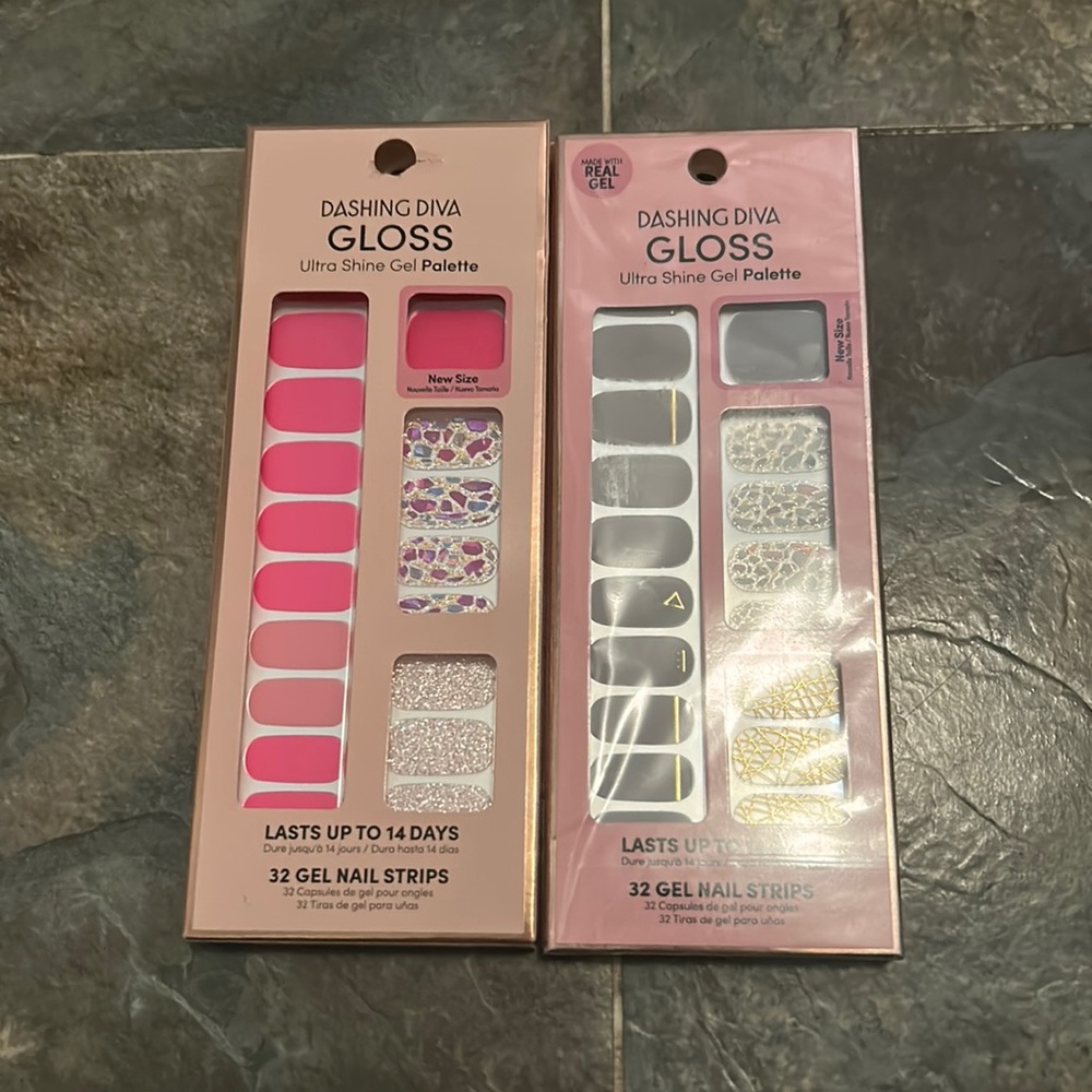 Nails  dashing diva gloss